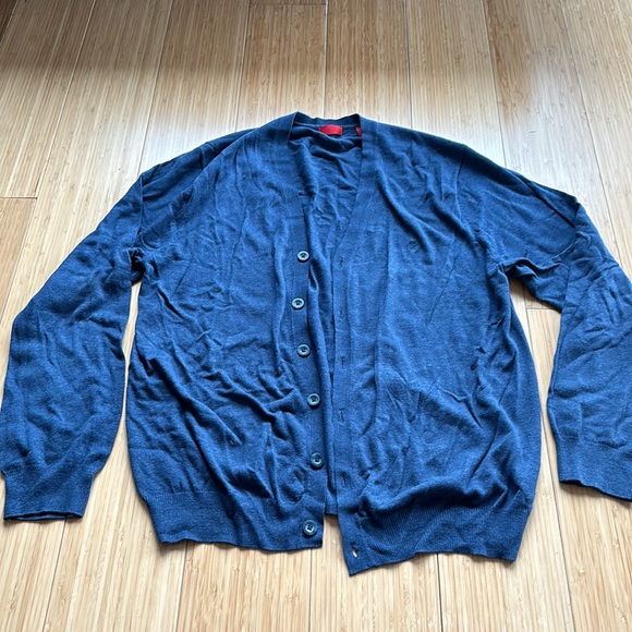 izod cardigan Blue size XL - Picture 2 of 5